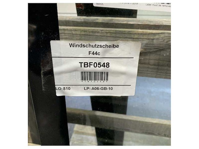 Fjord 44 coupe original glass front windscreen black - tbf0548 - afbeelding 6 van  6