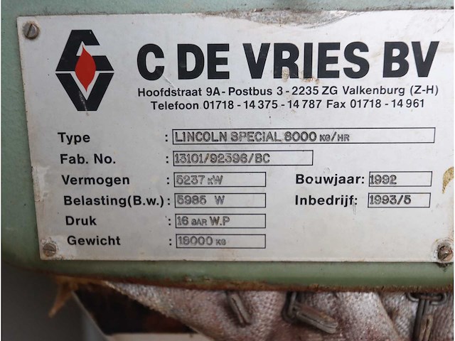 Fki babcock robey lincoln stoomketel (2x) - afbeelding 9 van  14