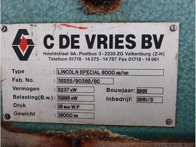 Fki babcock robey lincoln stoomketel (2x) - afbeelding 4 van  14