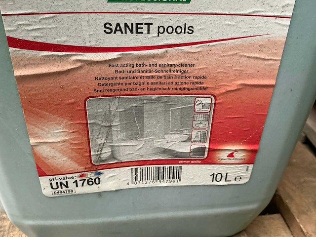Flacon à 10liter sanitairreiniger (4x) - afbeelding 3 van  6
