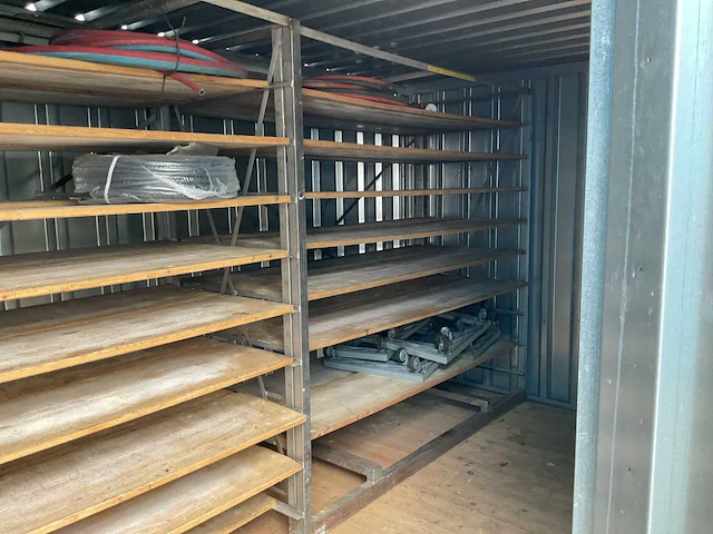 Fladafi opslagcontainer inclusief stellingen - afbeelding 5 van  8