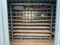 Fladafi opslagcontainer inclusief stellingen - afbeelding 6 van  8