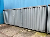 Fladafi opslagcontainer inclusief stellingen