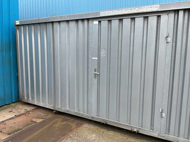 Fladafi opslagcontainer inclusief stellingen - afbeelding 3 van  8