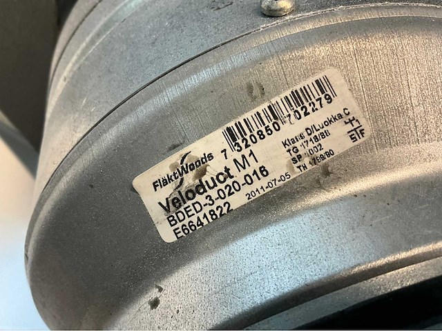 Flaktwoods - veloduct m1 - ventilatie unit (10x) - afbeelding 3 van  5