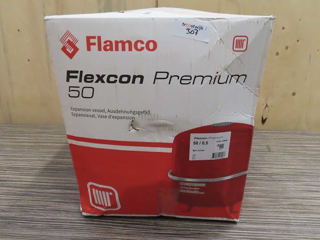 Flamco - flexcon premium - expansievat 50l - afbeelding 2 van  2