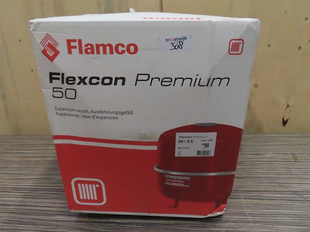 Flamco - flexcon premium - expansievat 50l - afbeelding 2 van  2