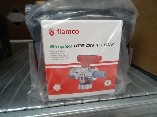 Flamco - simplex - kfe dn 15 slv - vul- en aftapkogelkraan (3x) - afbeelding 2 van  2