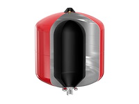 Flamco baseflex expansievat 8 liter, 1,5-6 bar, rood (3x) - afbeelding 2 van  5