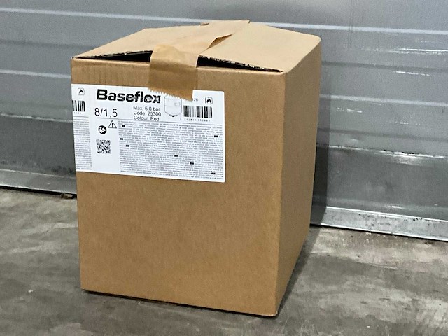Flamco baseflex expansievat 8 liter, 1,5-6 bar, rood (4x) - afbeelding 3 van  5