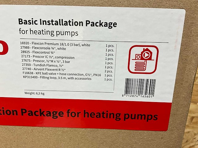 Flamco basis installatieset voor warmtepompen - afbeelding 4 van  4
