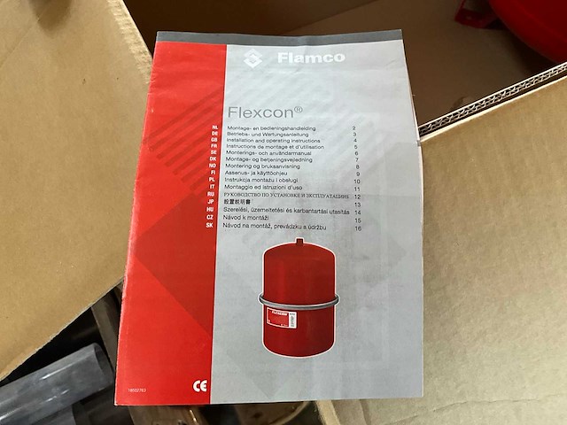 Flamco flexcon 200 expansievat (2x) - afbeelding 5 van  6
