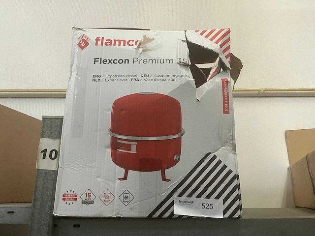 Flamco flexcon 35 expansievat - afbeelding 2 van  3