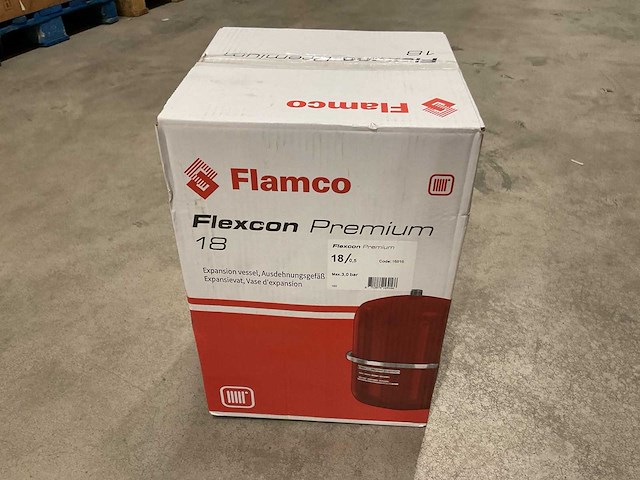 Flamco flexcon premium 18 expansievat - afbeelding 1 van  1