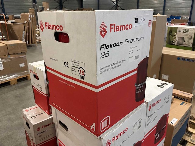 Flamco flexcon premium 25l 3,0 bar expansievat (5x) - afbeelding 2 van  3