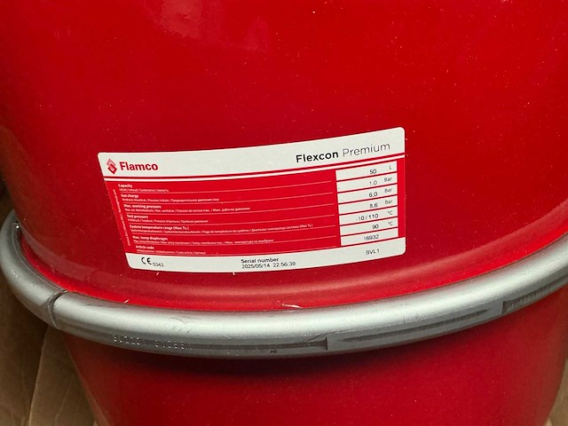 Flamco flexcon premium 50l expansievat - afbeelding 2 van  5