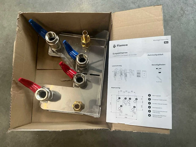 Flamco logotherm aansluitset - afbeelding 1 van  3