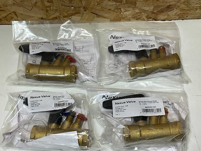 Flamco nexusvalve fluctus gecombineerde statische strangregel- en afsluitklep g1" bi. dn25 s (4x) - afbeelding 2 van  5
