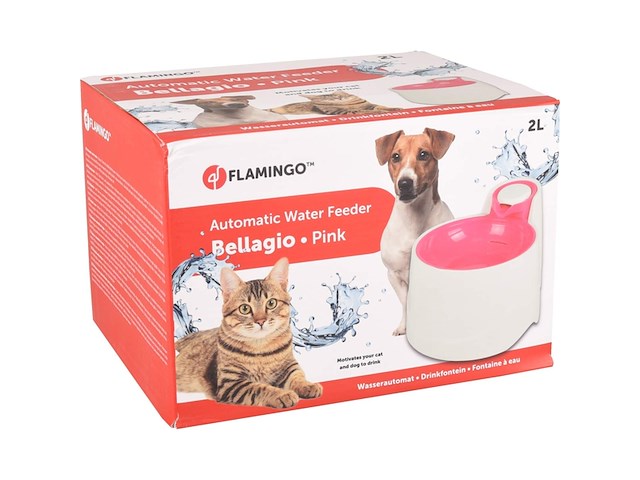 Flamingo drinkfontein bellagio voor katten 2l kat - afbeelding 2 van  4
