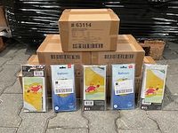 Flamingo op het strand folie ballon (600x) - afbeelding 2 van  5