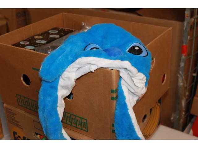 Flappermuts blauw 1x in ds b - afbeelding 1 van  3