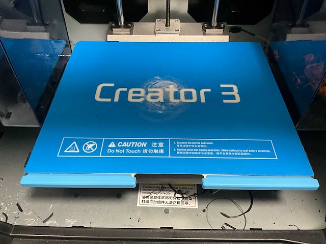 Flashforge creator 3 dual-head filament 3d printer - afbeelding 9 van  14