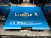 Flashforge creator 3 dual-head filament 3d printer - afbeelding 9 van  14