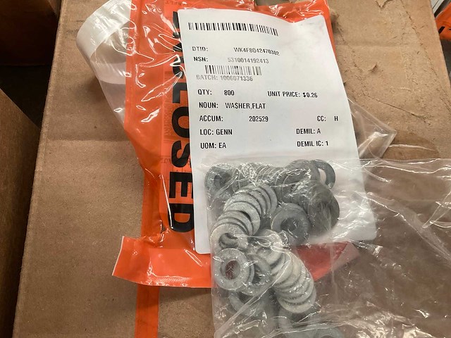 Flat washer (800x) - afbeelding 1 van  3