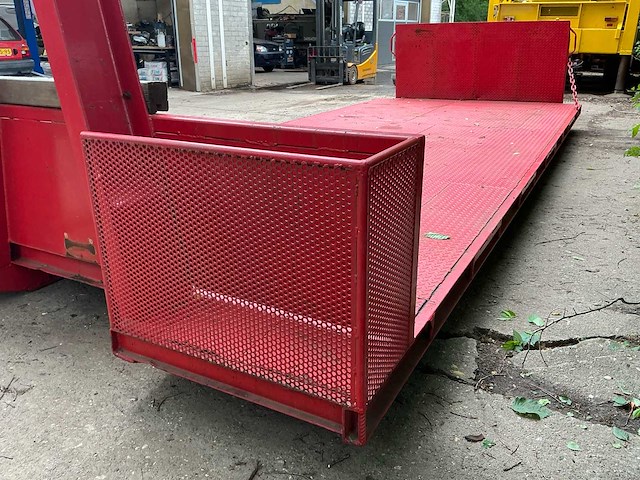 Flatbed / haakarm oprijplateau (opbrengst kika) - afbeelding 13 van  13