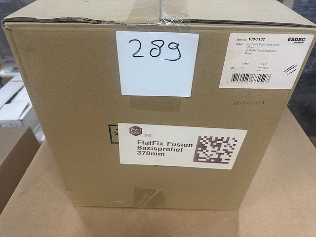 Flatfix fusion basisprofiel 370 mm (1007137) - (100x) - afbeelding 1 van  2