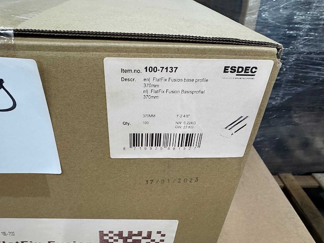 Flatfix fusion basisprofiel 370 mm (1007137) - (100x) - afbeelding 2 van  2