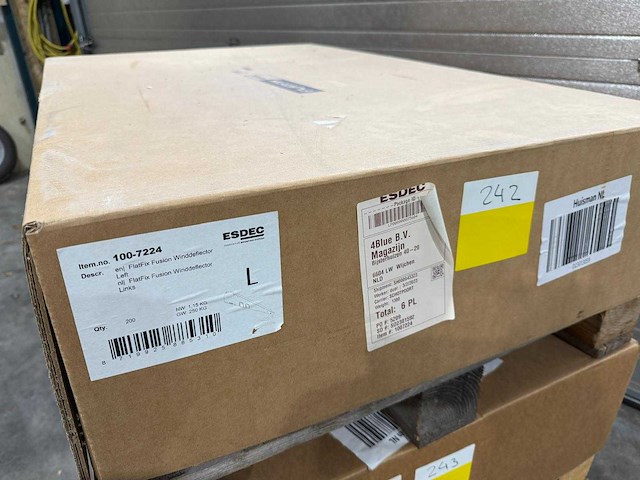 Flatfix fusion winddeflector links (1007224) - (200x) - afbeelding 1 van  2