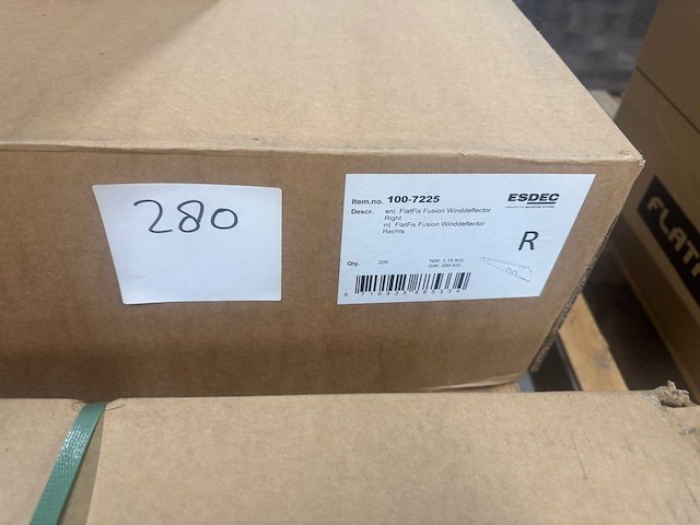 Flatfix fusion winddeflector rechts (1007225) - (200x) - afbeelding 2 van  2