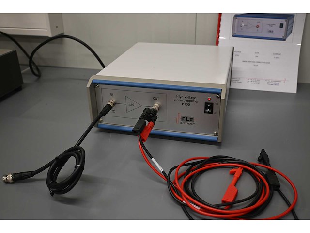 Flc electronics p100 lineaire hoogspanning versterker - afbeelding 1 van  5
