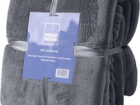 Fleecedeken 150x200cm zwart - afbeelding 1 van  7