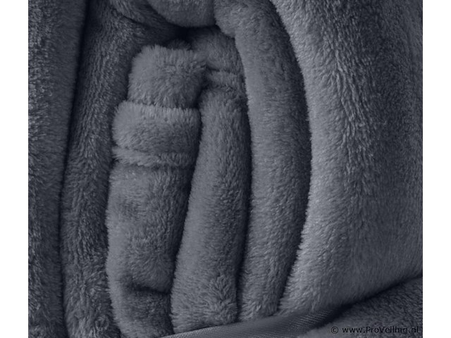 Fleecedeken 150x200cm zwart - afbeelding 3 van  7