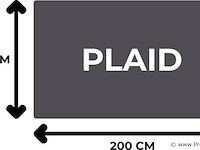 Fleecedeken 150x200cm zwart - afbeelding 4 van  7