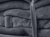 Fleecedeken 150x200cm zwart - afbeelding 5 van  7