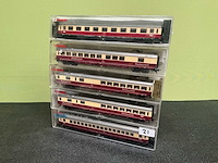 Fleischmann 3x 5162 / 5160 / 5163 modeltrein wagon (5x)