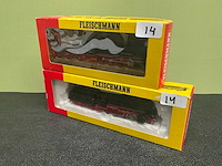 Fleischmann 4155/ 4157 modeltrein (2x)