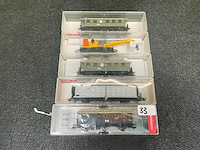 Fleischmann 5080 / 5898 / 2x 5336 / 5019 modeltrein wagon (5x) - afbeelding 2 van  8