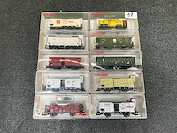 Fleischmann 5354 / 5348 / 5806 / 5365 / 5845 / 5092 / 5765 / 5863 / 5826 / 5358 modeltrein wagon (10x) - afbeelding 6 van  13