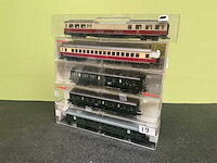Fleischmann 5677 04 / 5087 / 5163 modeltrein wagon (5x)