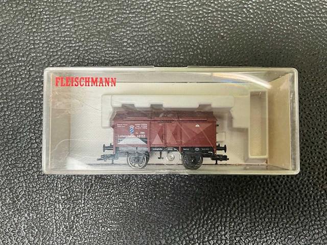 Fleischmann 5863 / 5202 / 5439 / 5840 / 5053 / 5411 / 5408 / 5676 / 5090 / 5864 modeltrein wagon (10x) - afbeelding 8 van  13