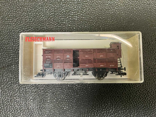 Fleischmann 5863 / 5202 / 5439 / 5840 / 5053 / 5411 / 5408 / 5676 / 5090 / 5864 modeltrein wagon (10x) - afbeelding 12 van  13