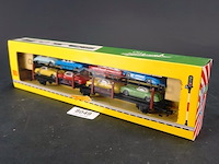 Fleischmann autotransporter beladen met 8 auto's modelnr: 1472 - afbeelding 1 van  3