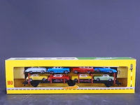 Fleischmann autotransporter beladen met 8 auto's modelnr: 1472 - afbeelding 2 van  3