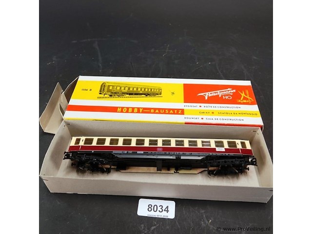 Fleischmann db 1e klas rijtuig in een "hobby-bausatz" bouwdoos modelnr: 1506b - afbeelding 1 van  5