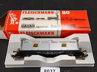 Fleischmann flat wagon met twee "cro-we" containerladingen modelnr: 5235 - afbeelding 1 van  5