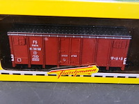 Fleischmann gesloten goederenwagen (type hf 318 100) van de italiaanse spoorwegen (fs italia) - afbeelding 2 van  3